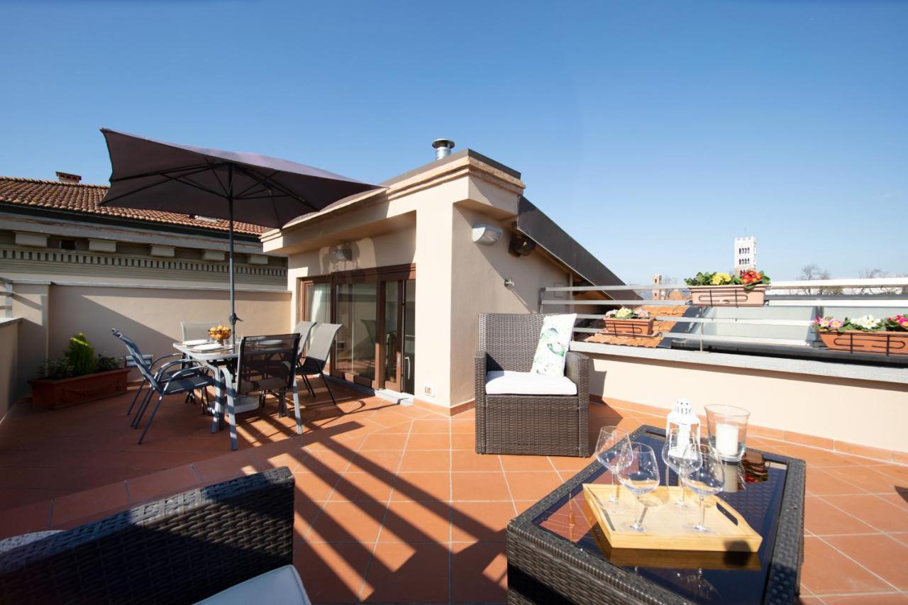 Rooftop Delight With Terrace Лукка Экстерьер фото